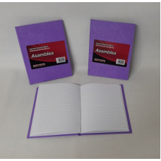 CUADERNO 16X21 T/DURA  ARAÑA 50HJS 90GR LILA  ASAMBLEA  529