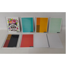 CUADERNO 16X21 T/FLEX ESPIRAL 42HJS RAY 63gr MARATON 887