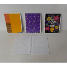 CUADERNO 16X21 T/FLEX ESPIRAL 42HJS CUAD 63gr MARATON 887