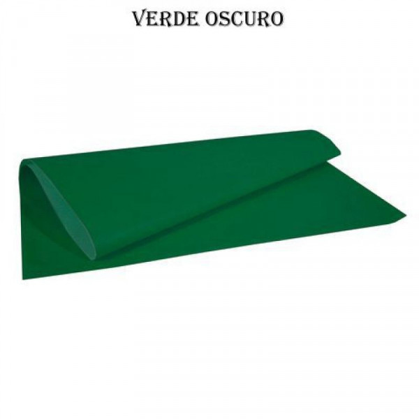 PAPEL AFICHE COLOR  70X100 X 20 UNIDADES VERDE OSCURO