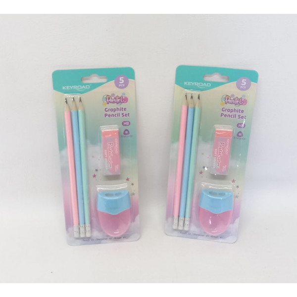 BLISTER PASTEL X3 (3 LAPIZ/GOMA/SACAP) KR972782 OLAMI