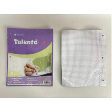 REPUESTO ESCOLAR 48HJS CUADRIC 58gr TALENTO SKYCOLOR