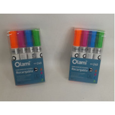 MARCADOR PIZARRA FANCY RECARGABLE X 4 MPI240
