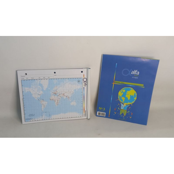 MAPA N?3 X40 PLANISFERIO POLITICO ALFA 3140200