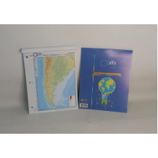 MAPAS N?3 X40 ARGENTINA FISICO-POLITICO ALFA3240545