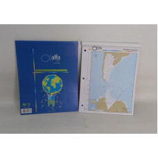 MAPA N?3 X40 ARGENTINA CONTINENTAL POLITICO ALFA 3140764