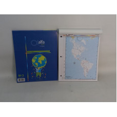 MAPA N?3 X40 AMERICA POLITICO ALFA 3140217