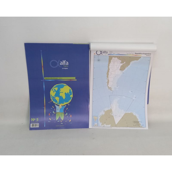 MAPA N?5 X20 ARGENTINA BICONTINENTAL POLITICO ALFA5140771