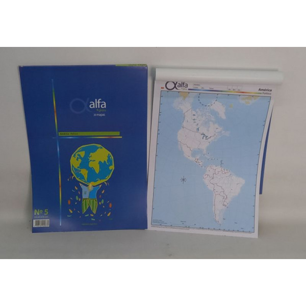 MAPA Nro5 X20 AMERICA POLITICO 5140675 ALFA