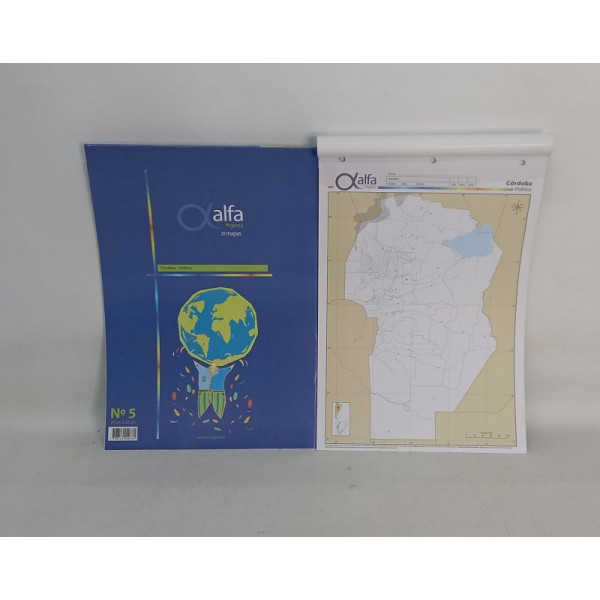 MAPA N?5 X20 CORDOBA POLITICO ALFA5140781
