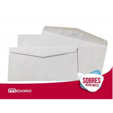 SOBRE OF INGLES 12X23.5  PAPEL OBRA  80gr CJA X500 1385 MEDORO