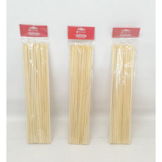 PALITOS DE BROCHET NATURAL X48 UNIDADES 40 CM JJ21419-48