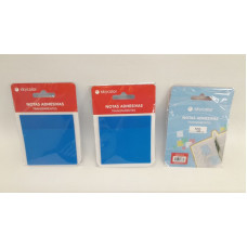 NOTAS ADHE TRANSP 75X75 50HJS AZUL JJ7575T-BL SKYCOLOR
