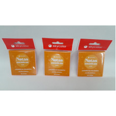 NOTAS ACCION ESTATICA 76X76 100HJS NARANJA JJ7676E-O SKYCOLOR