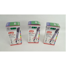 MARCADOR PERM RECARG 411 P/RED X12 VERDE 6524 TRABI