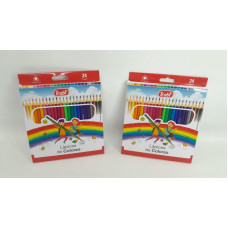 LAPIZ RESINA COLOR X 24 LARGOS 7893 TRABI