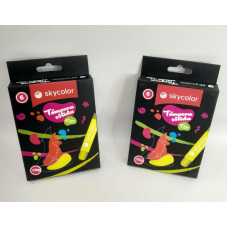 TEMPERA SOLIDA FLUO 10gr  X6 JJ01030-6F SKYCOLOR