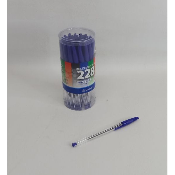 BOLIGRAFO AZUL 0.7MM TUBO X36 228A  SABONIS