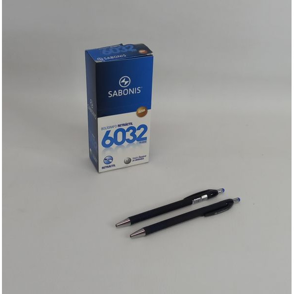 BOLIGRAFO AZUL RETARCTIL 1 MM  X24 6032A  SABONIS