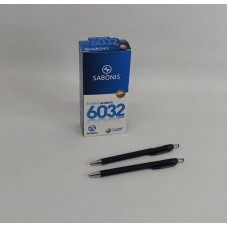 BOLIGRAFO NEGRO RETRACTIL 1 MM X24 6032N SABONIS