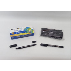 MARCADOR NEGRO DOBLE PUNTA X12 886N SABBONIS