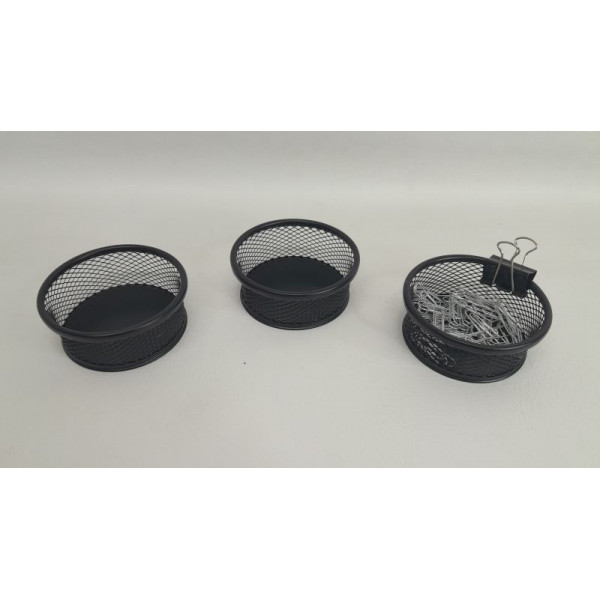PORTA CLIPS ALAMBRE NEGRO 90X40 MM H802-1 SKYCOLOR
