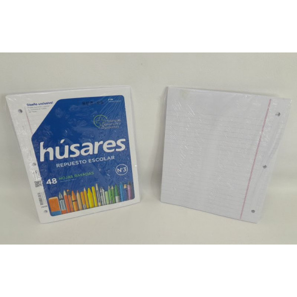 REPUESTO ESCOLAR 48HJS RAYADAS 90GR 6228