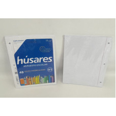 REPUESTO ESCOLAR 48HJS CUADRICULADA 90GR 6233