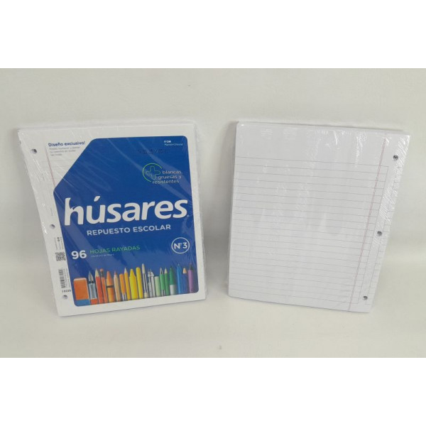 REPUESTO ESCOLAR 96HJS RAYADAS 90GR 6229