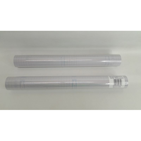 ROLLO AUTOADHESIVO TRANSP GLOSSY 45X10 MTS 19001 REX