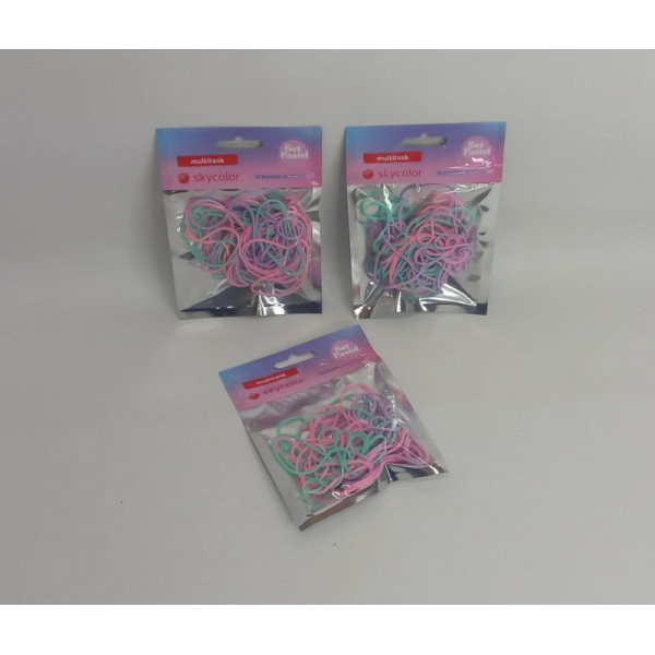 BANDA ELASTICA X50 PASTEL HRC2311-50 SKYCOLOR