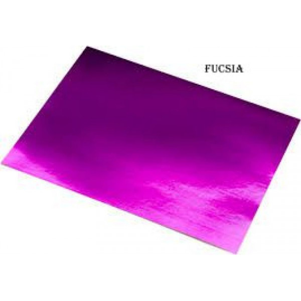 CARTULINA METALICA 40X60 (X10) 120GR FUCSIA