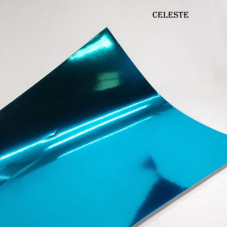 CARTULINA METALICA 40X60 (X10) 120GR CELESTE