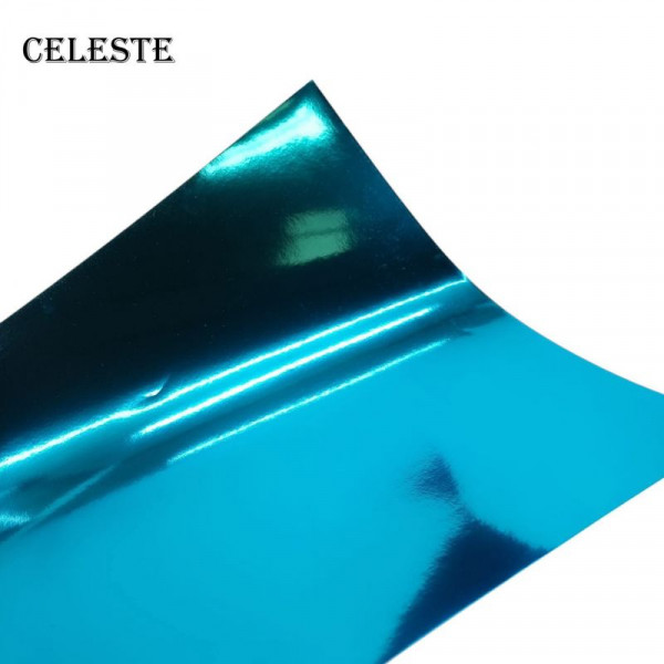 CARTULINA METALICA 40X60 (X10) 120GR CELESTE