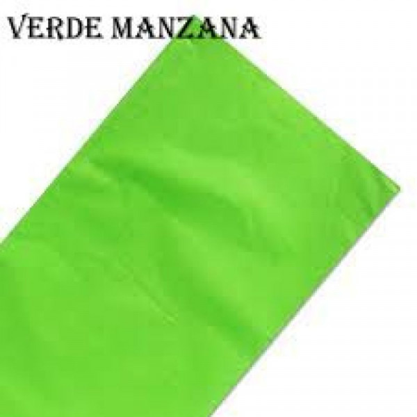 PAPEL BARRILETE/SEDA/TISSUE 50X70CM (X50HJS) VERDE MANZANA