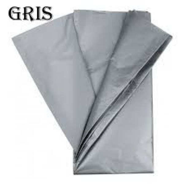 PAPEL BARRILETE/SEDA/TISSUE 50X70CM (X50HJS) GRIS