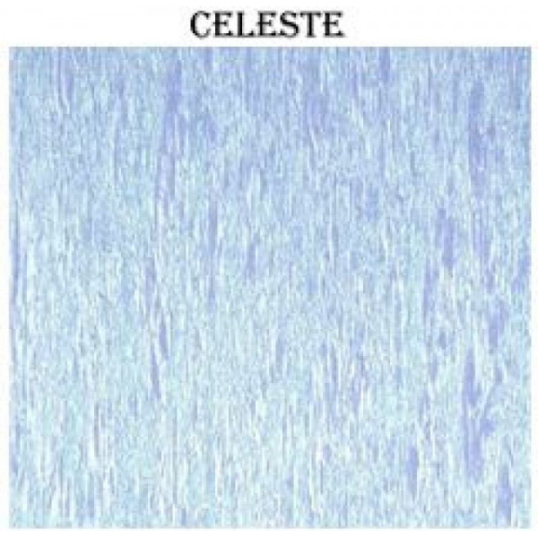 PAPEL CREPE PERLADO X10 COLOR CELESTE