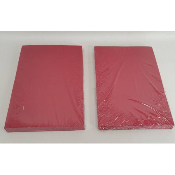 TAPA A4 ROJO X50 POLIPROPILENO 400MIC  ESPIRACOR