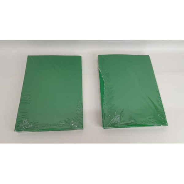 TAPA A4 VERDE OSCURO X50 POLIPROPILENO 400MIC ESPIRACOR