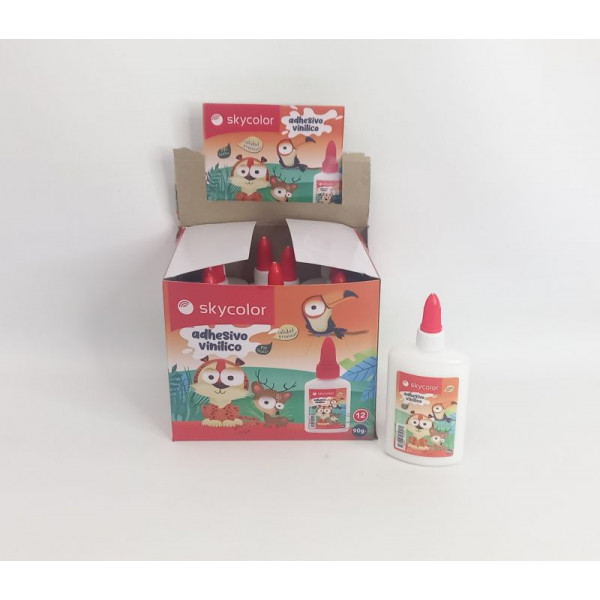 ADHESIVO VINILICO BLANCO 90gr x12 JJ50215-90 SKYCOLOR