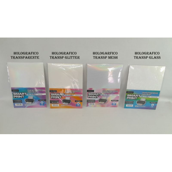 FILM ADHESIVO INJET A4 X10 TRANSP 4 MOD