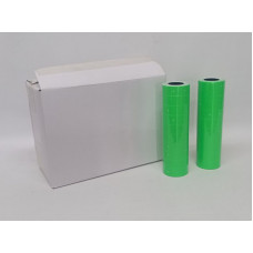 ROLLOS ETIQUETAS FLUO VERDE X10 488GR