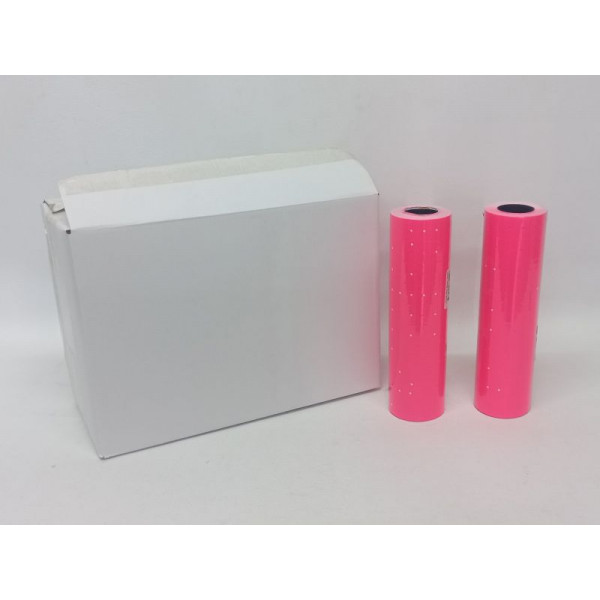 ROLLO ETIQUETAS FLUO FUCSIA X10 488P