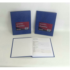 CUADERNO 19X23.5  AZUL RAY 100hjs 90gr T/D 415 ASAMBLEA