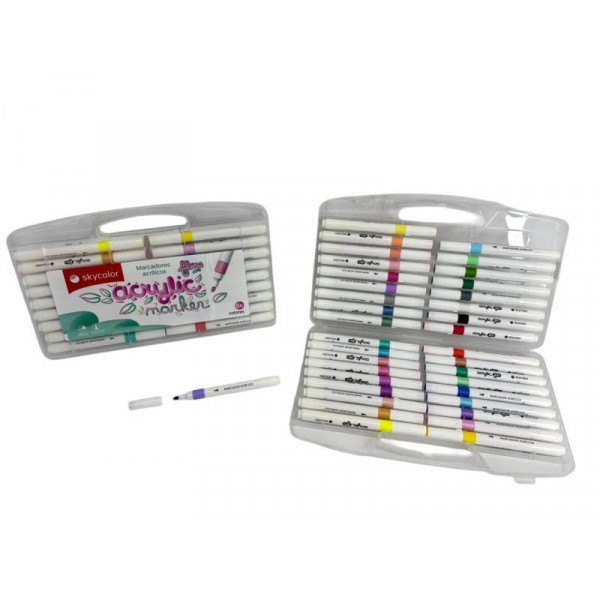 MARCADOR ACRILICO FLOW X36 MAF-2036 SKYCOLOR