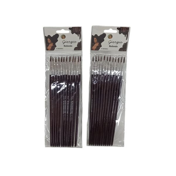 PINCEL X12 Nro2 REDONDO PELO DE PONY 251-2 ASB