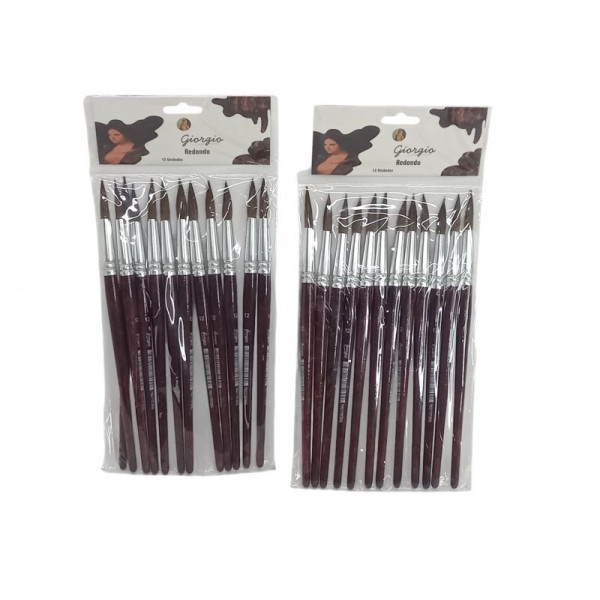 PINCEL X12 Nro12 REDONDO PELO DE PONY 251-12 ASB