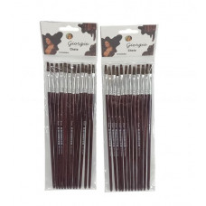 PINCEL X12 Nro4 CHATO PELO DE PONY 351-4 ASB