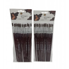 PINCEL X12 Nro6 CHATO PELO DE PONY 351-6 ASB