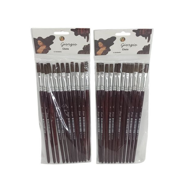 PINCEL X12 Nro9 CHATO PELO PONY 351-9 ASB